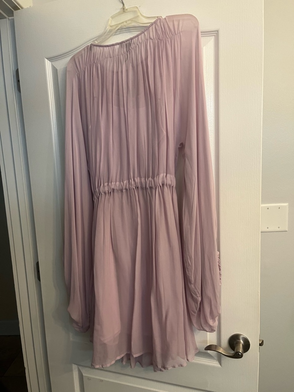 Emporio Armani Lavender Pleated Dress - Picture 7 of 15